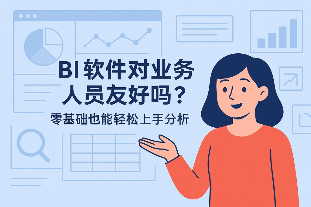 BI软件对业务人员友好吗？零基础也能轻松上手分析"